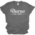 Nurse Est 2002 Graduation Unisex Jersey T-Shirt