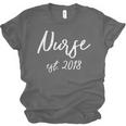 NURSE EST 2018 New Nursing School Graduation Shirt Unisex Jersey T-Shirt
