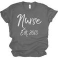 Nurse Established 2018 Shirt Cute New Nurse Graduation Tee Unisex Jersey T-Shirt