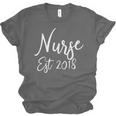Nurse Established 2018 Shirt Nursing School Graduation Unisex Jersey T-Shirt