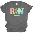 Nurse Graduation Shirt RN Est 2018 Rainbow Tshirt Unisex Jersey T-Shirt