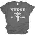 Nurse Nursing GraduationShirt Nurse Est 2018 Unisex Jersey T-Shirt