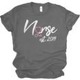 Nursing School Survivor Apparel Graduation Nurse RN EST 2019 Unisex Jersey T-Shirt