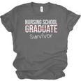 Nursing School Survivor Graduation T-Shirt Unisex Jersey T-Shirt