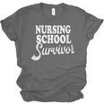 Nursing School Survivor Nurse Graduation Medical T-Shirt Unisex Jersey T-Shirt