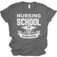 Nursing School Survivor Senior Nurse Graduation TShirt Unisex Jersey T-Shirt
