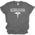 Nursing School Survivor TShirt Student Nurse Graduation Unisex Jersey T-Shirt