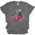 Octopus Reading Book Kraken Book Lover Unisex Jersey T-Shirt Octopus Reading Book Kraken Book Lover Unisex Jersey T-Shirt