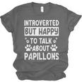 Papillon Dog Owner Introverted Spaniel Breed Fur Parent Unisex Jersey T-Shirt Papillon Dog Owner Introverted Spaniel Breed Fur Parent Unisex Jersey T-Shirt
