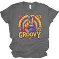 Peace Sign Groovy Vibes Costume Nostalgia Tie Dye Fashion Unisex Jersey T-Shirt