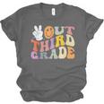 Peace Out Third 3rd Grade Graduation Graduate Class Of 2025 Unisex Jersey T-Shirt