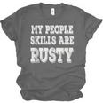 My People Skills Are Rusty Introvert SPN Moments Unisex Jersey T-Shirt