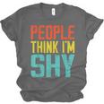 People Think I'm Shy I Introvert Unisex Jersey T-Shirt People Think I'm Shy I Introvert Unisex Jersey T-Shirt