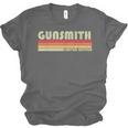 Personal Christmas Retro Vintage Graduation Gunsmith Job Title Profession Birthday Worker Idea Unisex Jersey T-Shirt