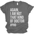 PHD Doctorate Phinished Doctoral Degree PHD Graduation Unisex Jersey T-Shirt
