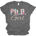 PhD Girl Doctorate Degree Graduation Women Her Psychology Unisex Jersey T-Shirt