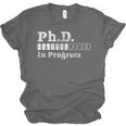 PhD In Progress PhD Doctoral Degree Graduation Doctorate Unisex Jersey T-Shirt