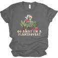 Plant Coffee Lover Plantrovert Gardening Introvert Unisex Jersey T-Shirt