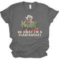 Plant Coffee Lover Plantrovert Gardening Introvert Unisex Jersey T-Shirt