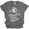 Please Chew Quieter Introvert Christmas Bird Lover Unisex Jersey T-Shirt Please Chew Quieter Introvert Christmas Bird Lover Unisex Jersey T-Shirt