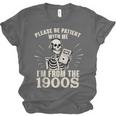 Please Be Patient With Me I'm From The 1900s Skeleton Unisex Jersey T-Shirt