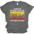 Please Be Patient With Me I'm From The 1900s Vintage Sun Set Unisex Jersey T-Shirt