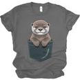 Pocket Otter Lover Introvert Cute Animal Fun Surprise Unisex Jersey T-Shirt Pocket Otter Lover Introvert Cute Animal Fun Surprise Unisex Jersey T-Shirt