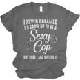 Police Officer Police Graduation Cop Birthday Unisex Jersey T-Shirt