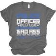 Police Officer Saying Academy Graduation Women Men Unisex Jersey T-Shirt