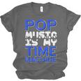 Pop Music Becomes a Time Machine Nostalgia Sound Quote Unisex Jersey T-Shirt Pop Music Becomes a Time Machine Nostalgia Sound Quote Unisex Jersey T-Shirt