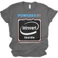Powered By Introvert Inside Embrace Your Quiet Strength Unisex Jersey T-Shirt