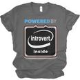 Powered By Introvert Inside Embrace Your Quiet Strength Unisex Jersey T-Shirt