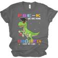 Pre k Graduation We Are Done Class 2023 Pre-k Dinosaur Boys Unisex Jersey T-Shirt