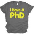 Pretty Huge Dick Joke Graduation PhD Humor Unisex Jersey T-Shirt