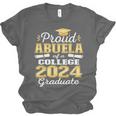 Proud Abuela Of 2024 College Graduate Family 24 Graduation Unisex Jersey T-Shirt