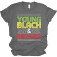 Proud African American Educated Graduation Unisex Jersey T-Shirt