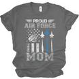Proud Air Force Mom US Air Force Graduation Mom Unisex Jersey T-Shirt