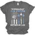 Proud Air Force Mother-In-Law US Air Force Graduation Unisex Jersey T-Shirt