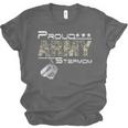 Proud Army Stepmom Army Graduation Stepmom US Army Stepmom Unisex Jersey T-Shirt