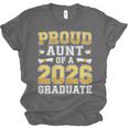 Proud Aunt Of A 2026 Graduate Shirt Class Of 2026 Graduation Unisex Jersey T-Shirt