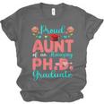 Proud Aunt Of An Amazing PhD Graduate Family Graduation Unisex Jersey T-Shirt