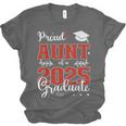 Proud Aunt Of a Class Of 2025 Graduate For Graduation Unisex Jersey T-Shirt