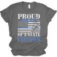 Proud Aunt Of a State Trooper Police Officer Graduation Unisex Jersey T-Shirt