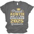 Proud Auntie Of 2025 College Graduate Family 25 Graduation Unisex Jersey T-Shirt