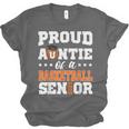 Proud Auntie Of a Basketball Senior 2026 Graduation Gifts Unisex Jersey T-Shirt