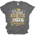 Proud Auntie Of a Class Of 2026 Graduate Senior Graduation Unisex Jersey T-Shirt