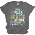 Proud Auntie Of Kindergarten Graduate 2024 Graduation Auntie Unisex Jersey T-Shirt