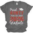 Proud Aunty Of a Class Of 2026 Graduate Senior Graduation Unisex Jersey T-Shirt