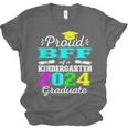 Proud Bff Of Kindergarten Graduate 2024 Graduation Bff Unisex Jersey T-Shirt