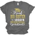Proud Big Sister Of Pre School Graduate 2024 Graduation Big Unisex Jersey T-Shirt